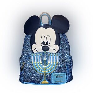 Loungefly Disney Hanukkah Mickey Backpack